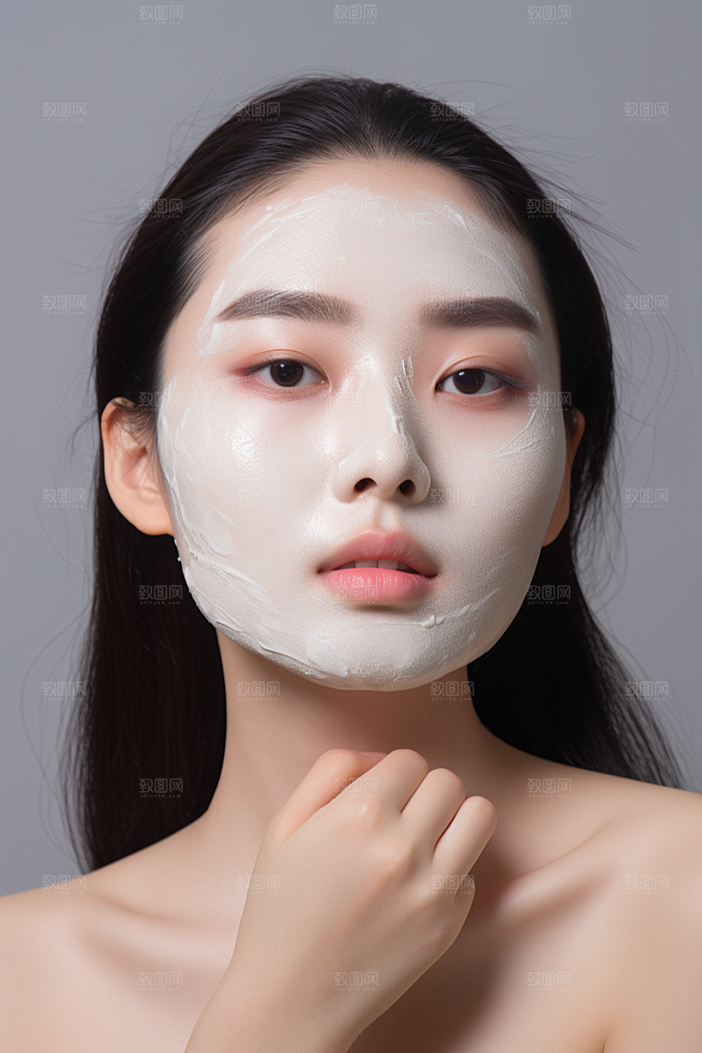 女性肖像高清简约广告摄影图