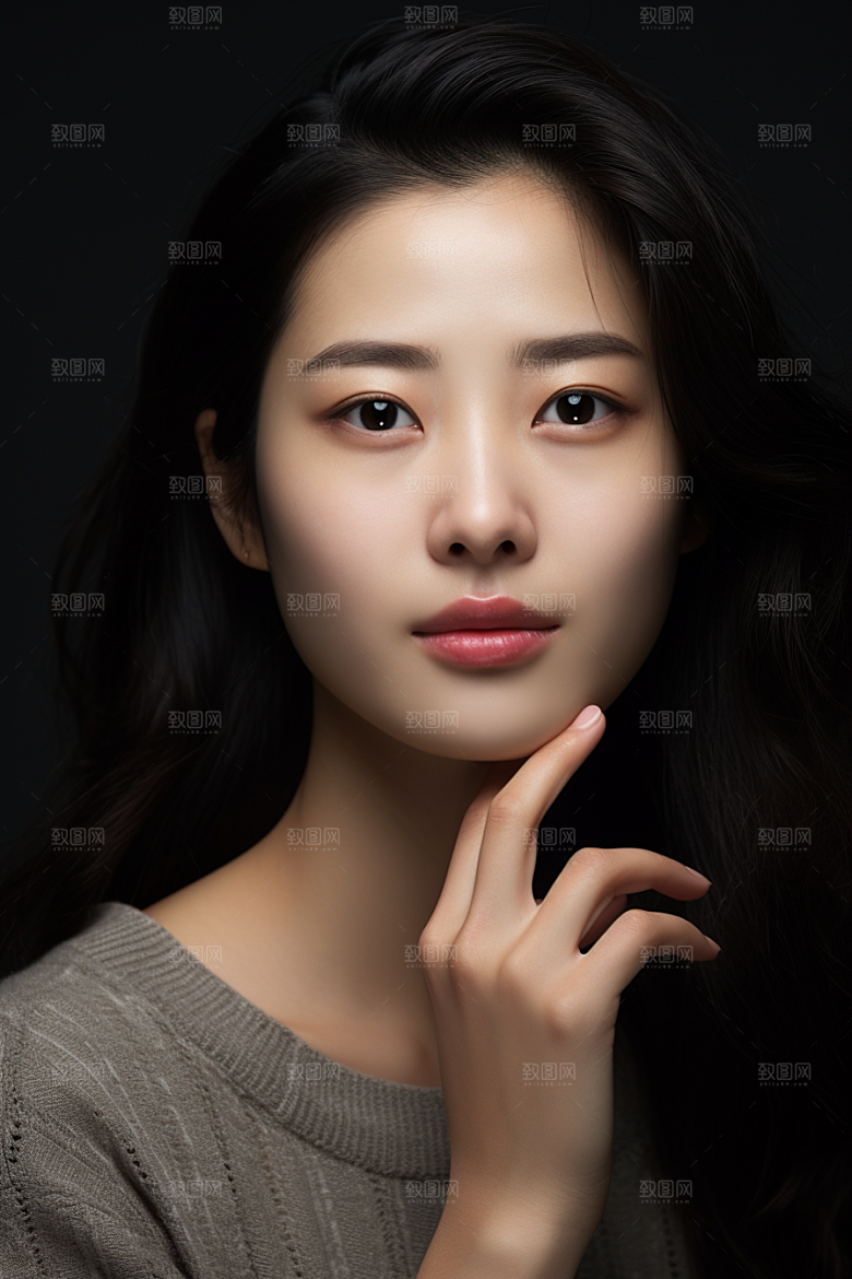 女性肖像大气优雅广告摄影图