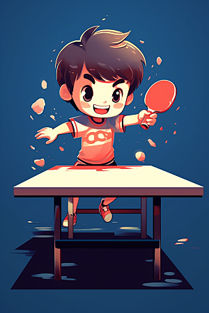 乒乓少年动画运动素材