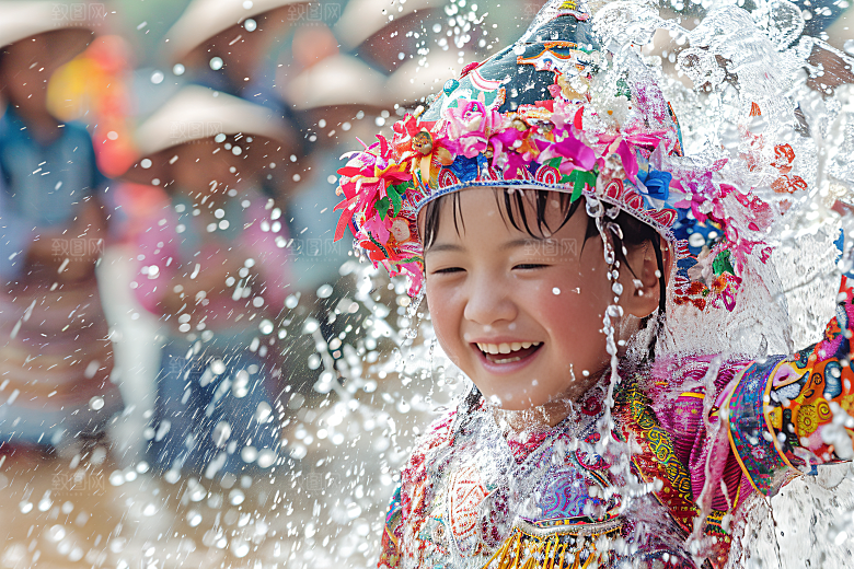 泼水节高清活动摄影图