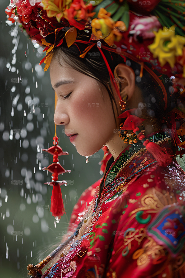 泼水节欢乐自然摄影图
