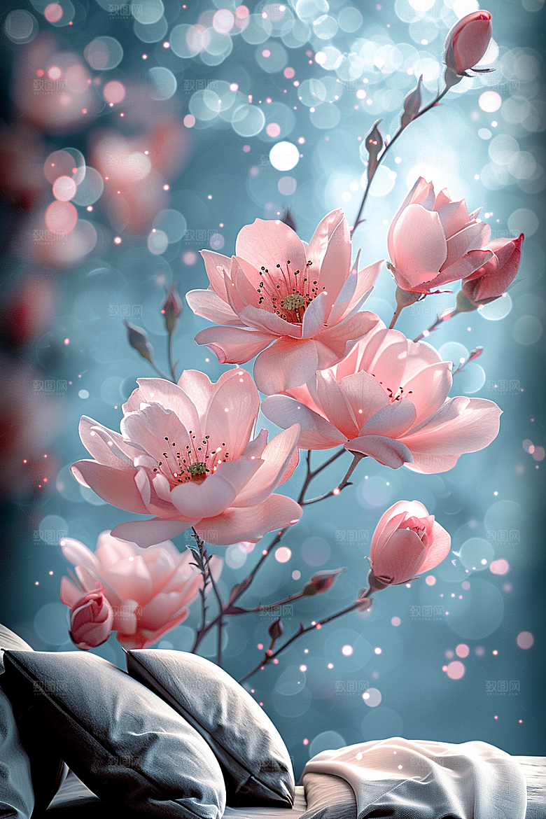 蔷薇花唯美高清摄影图