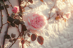 蔷薇花植物浪漫摄影图