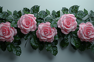 蔷薇花植物自然摄影图