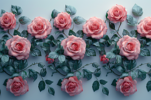 蔷薇花植物高清摄影图