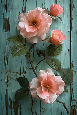 蔷薇花植物花朵摄影图