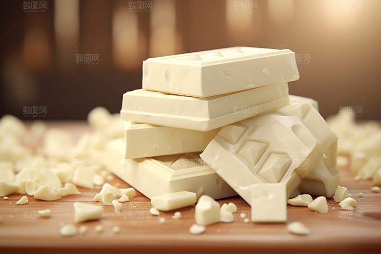 巧克力美食零食摄影图