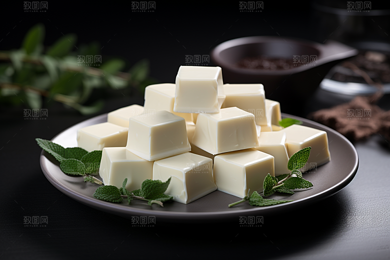 巧克力零食可可摄影图