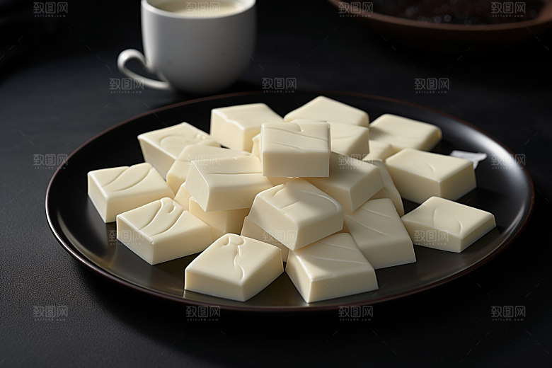 巧克力甜品零食摄影图