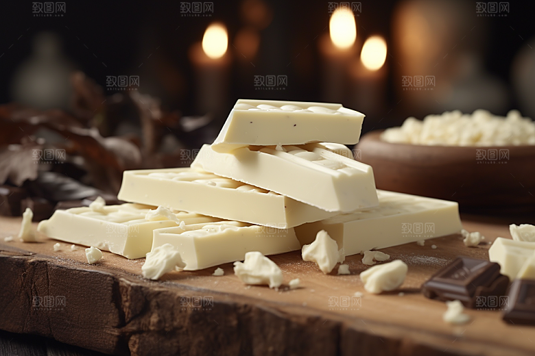 巧克力可可美食摄影图
