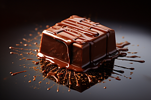 融化的巧克力高清可可摄影图