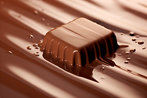 融化的巧克力高清美味摄影图