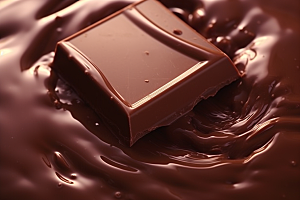 融化的巧克力高清香浓摄影图
