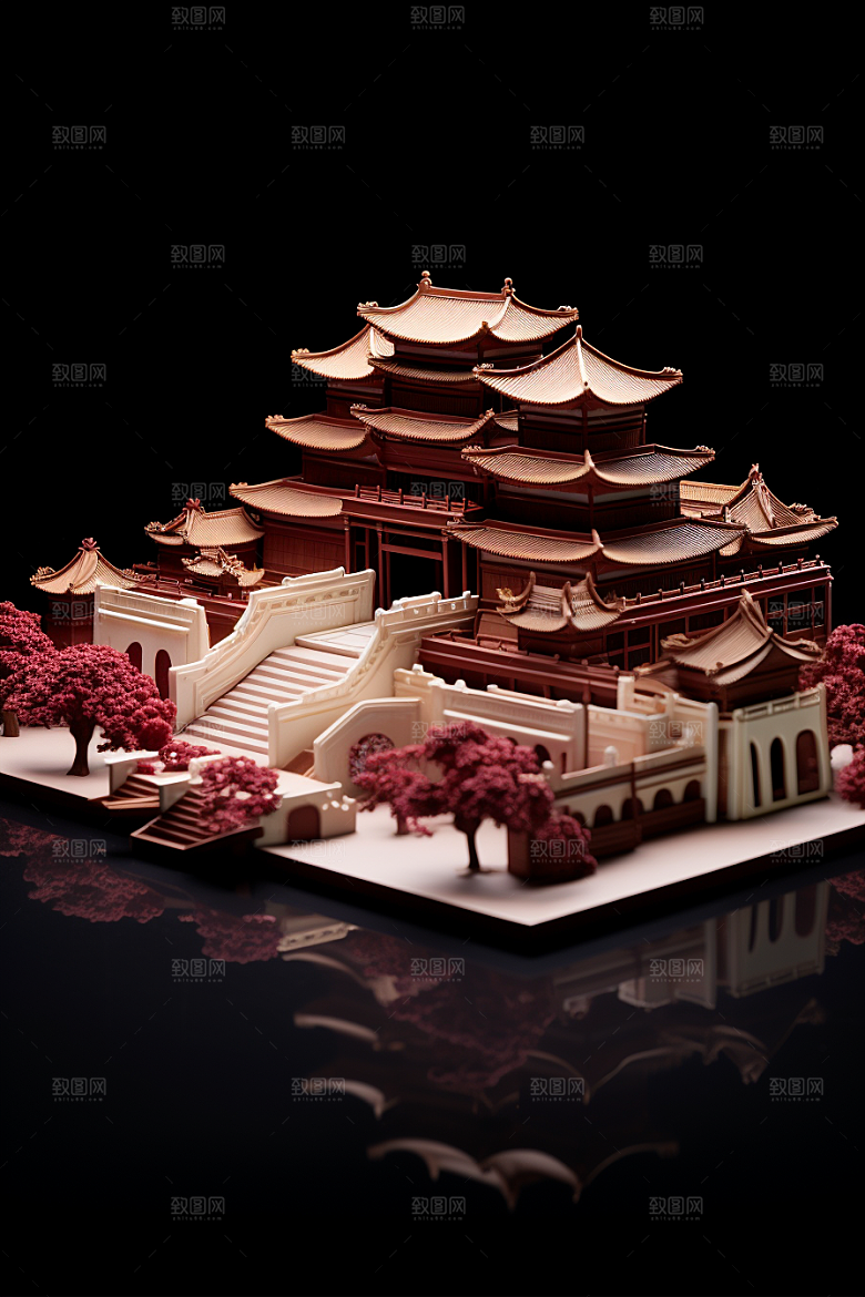 巧克力建筑美味巧克力雕刻素材
