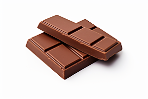 巧克力块高清甜品摄影图