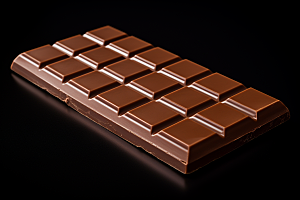 巧克力块美味零食摄影图