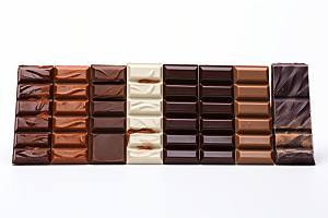 巧克力块高清甜品摄影图
