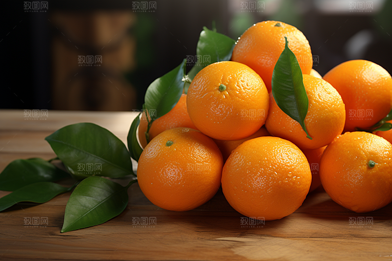 脐橙柑橘橘子美味摄影图