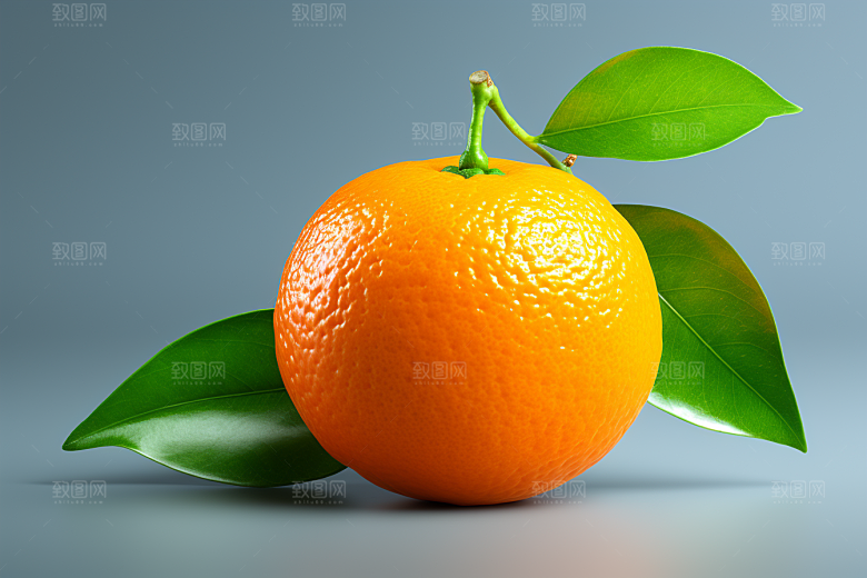 脐橙柑橘新鲜水果高清摄影图