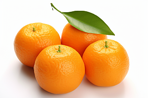 脐橙柑橘新鲜水果美食摄影图