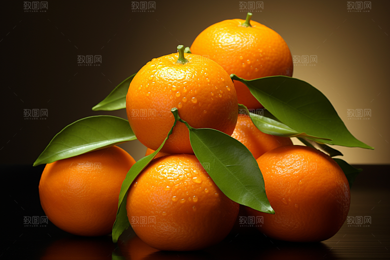 脐橙柑橘橙子美味摄影图