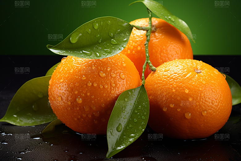 脐橙柑橘橙子美味摄影图