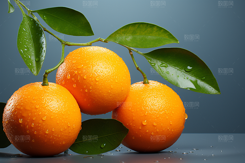 脐橙柑橘高清美味摄影图