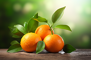 脐橙柑橘高清橘子摄影图
