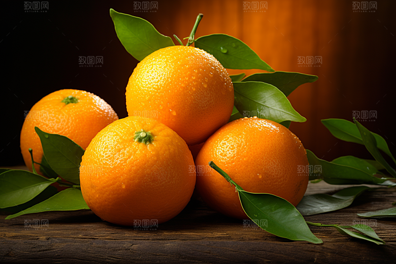 脐橙柑橘高清新鲜水果摄影图