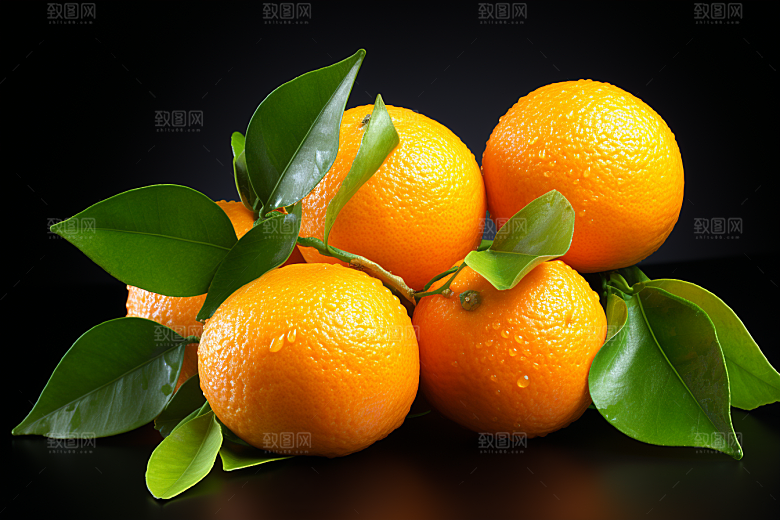 脐橙柑橘橙子橘子摄影图