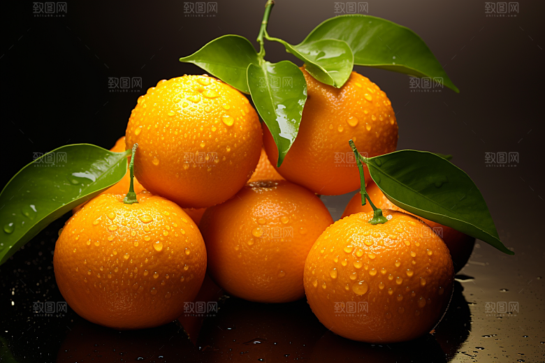 脐橙柑橘美味高清摄影图