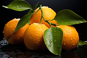 脐橙柑橘美食橘子摄影图