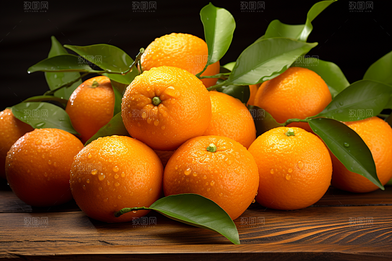 脐橙柑橘橙子美食摄影图