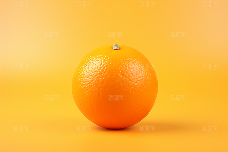 脐橙柑橘新鲜水果美食摄影图