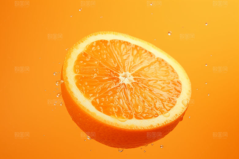 脐橙柑橘橘子美食摄影图