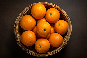 脐橙橙子高清秋季美食摄影图