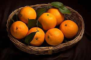 脐橙橙子高清富含维C摄影图