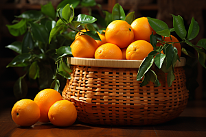 脐橙橙子高清秋季美食摄影图