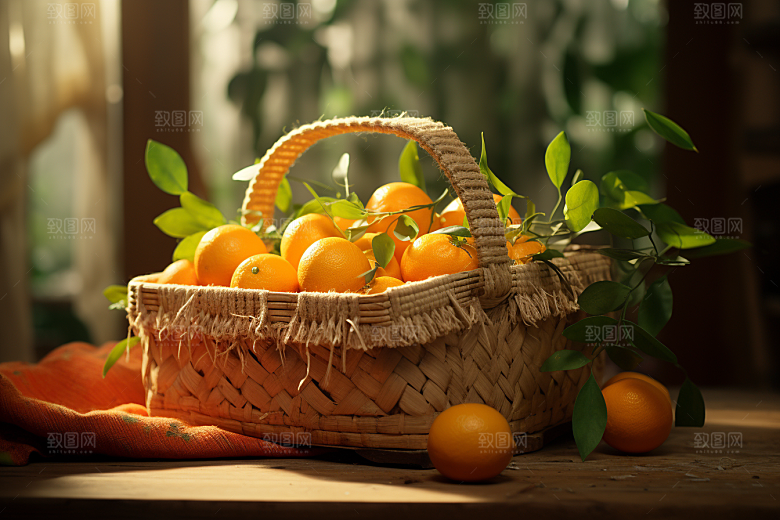 脐橙橙子水果高清摄影图