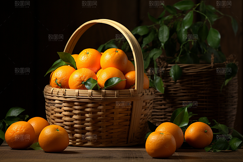 脐橙橙子美味高清摄影图