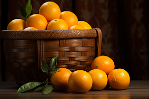 脐橙橙子秋季美食富含维C摄影图