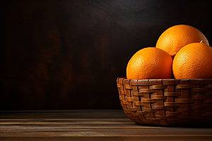 脐橙橙子高清美味摄影图