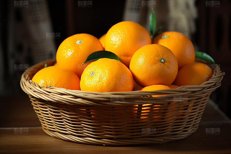 脐橙橙子果品秋季美食摄影图