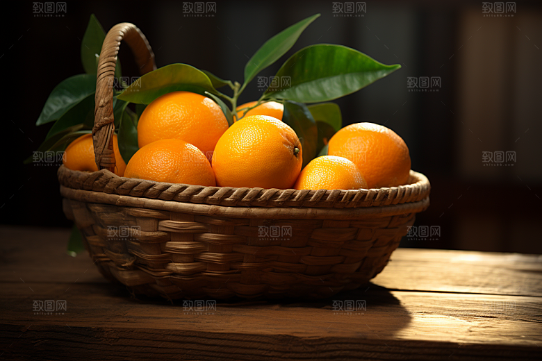 脐橙橙子高清美味摄影图