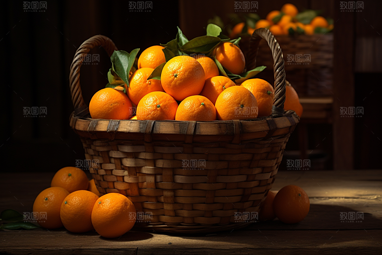 脐橙橙子高清秋季美食摄影图