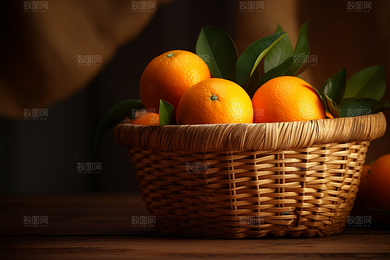 脐橙橙子高清美味摄影图