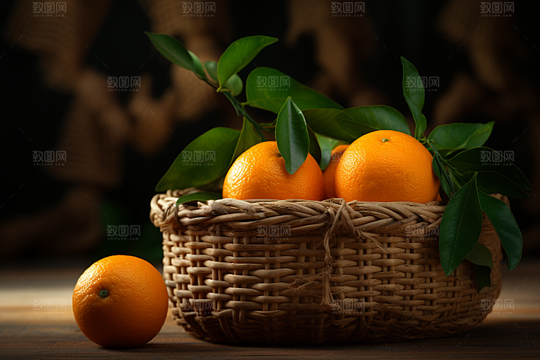 脐橙橙子水果果品摄影图