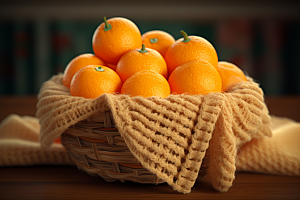 脐橙橙子富含维C高清摄影图