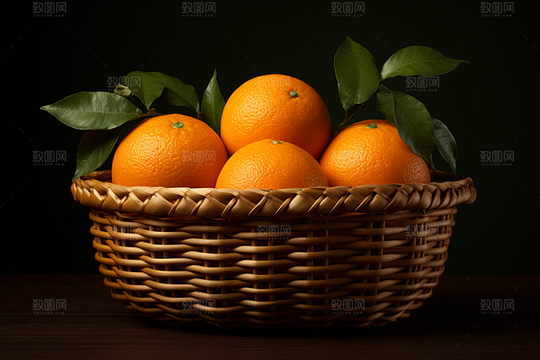 脐橙橙子美味水果摄影图