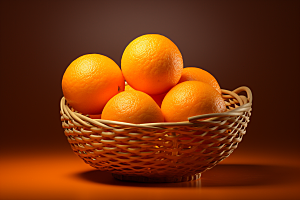 脐橙橙子水果高清摄影图